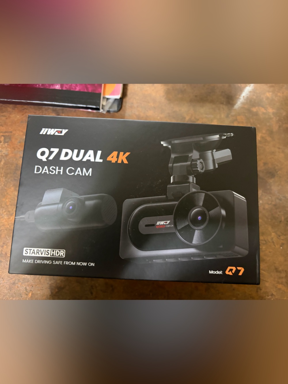 Q7 Dual 4K Dash Cam - Black